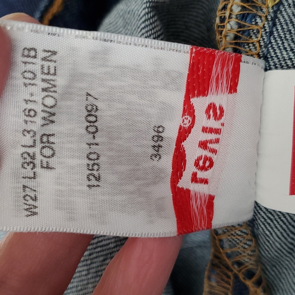 Levi's 501 Jeans Dark Wash Buttonfly - Picture 13 of 13